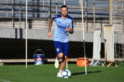  PORTO ALEGRE, RS, BRASIL - Treino do Grêmio. Jogador Luan.