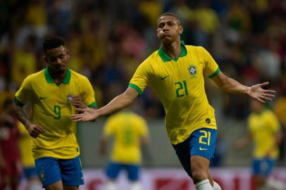  05/06/2019 - Brasil - DF - Brasilia -  Amistosos da Selecao Brasileira 2019 - Amistoso - Brasil x Qatar - Estadio Mane Garrincha -  Foto : Pedro Martins / MowaPressLocal: BrasiliaIndexador: Pedro MartinsSecao: Brasil