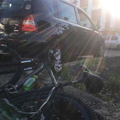 Ciclista atropelado na Ipiranga