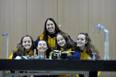  CAXIAS DO SUL, RS, BRASIL, 06/06/2019Alunos da escola Caminho do Saber vencem o torneio mundial de robótica. (Lucas Amorelli/Agência RBS)