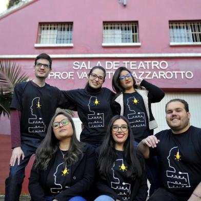  CAXIAS DO SUL, RS, BRASIL, 06/06/2019Organizadores do Evento Fora da Caixa: Grupo de estudantes formado por Andressa Maschio Paim, Gustavo Fontana, Jamila Bernardi, Nathália Campeol, Pâmela Azeredo e Rodolfo Girardi. (Lucas Amorelli/Agência RBS)