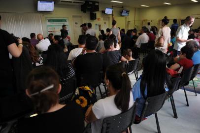  CAXIAS DO SUL, RS, BRASIL, 03/05/2019 - Pacientes reclamam de demora no atendimento na UPA Zona Norte em Caxias. (Marcelo Casagrande/Agência RBS)