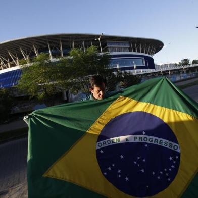  PORTO ALEGRE, RS, BRASIL - 2019.06.04 - O bairro da Copa América, Humaitá, tem preparativos tímidos para os jogos. Na foto: Arlindo Chappo (Foto: ANDRÉ ÁVILA/ Agência RBS)