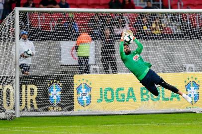  PORTO ALEGRE, RS, BRASIL - 08/06/2019Treino da Seleção Brasileira de Futebol no Beira-Rio em preparação ao amistoso contra HondurasIndexador: Felix Zucco