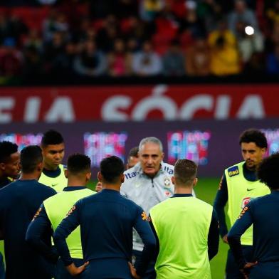  PORTO ALEGRE, RS, BRASIL - 08/06/2019Treino da Seleção Brasileira de Futebol no Beira-Rio em preparação ao amistoso contra HondurasIndexador: Felix Zucco