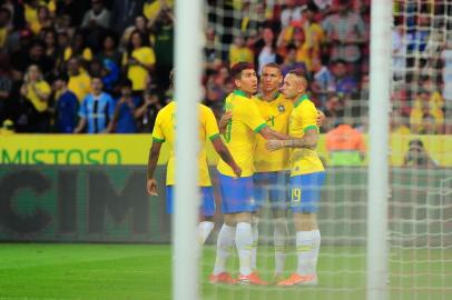  PORTO ALEGRE, RS, BRASIL, 09/06/2019. Brasil x Honduras, amistoso internacional realizado no estádio Beira-Rio. A Seleção Brasileira se prepara para a Copa América 2019 que será realizada no Brasli. (Porthus Junior/Agência RBS)