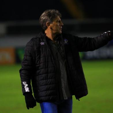 Grêmio enfrenta o Fortaleza no Estádio Centenário, em Caxias do Sul, pela oitava rodada do Brasileirão. Na foto,Renato Portaluppi