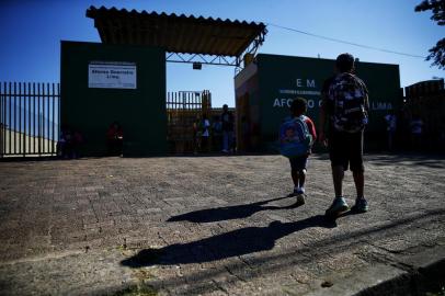  PORTO ALEGRE, RS, BRASIL, 11-06-2019: Escolas do município estão sem segurança por parte da Guarda Municipal (FOTO FÉLIX ZUCCO/AGÊNCIA RBS, Editoria de Geral).