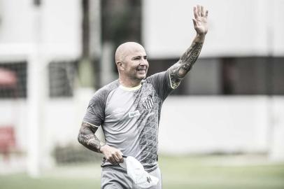  Tércnico Jorge Sampaoli, do Santos