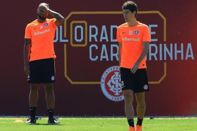  PORTO ALEGRE RS-BR 01.02.2019Treino do Internacional na mabnhã de sexta-feira, debaixo de sol intenso.Rodrigo Dourado.FOTÓGRAFO: TADEU VILANI AGÊNCIARBS