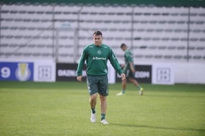  CAXIAS DO SUL, RS, BRASIL (13/06/2019)Treino do Juventude no Estádio Alfredo jaconi. Na foto, Renato Cajá. (Antonio Valiente/Agência RBS)