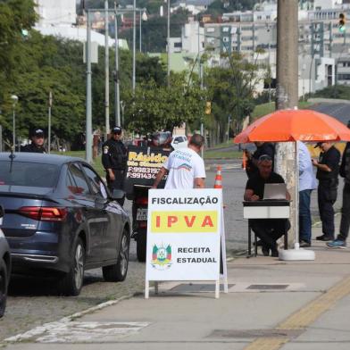  PORTO ALEGRE, RS, BRASIL, 13/06/2019- Blitz do IPVA. (Foto: Itamar Aguiar \ Divulgação \ Palácio Piratini