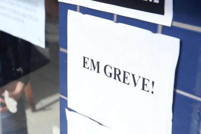  FLORIANÓPOLIS, SC, BRASIL, 13/06/2019: Greve dos servidores municipais de Florianópolis. Na foto Centro de Saúde Trindade. (Foto: Gabriel Lain/Diário Catarinense)Indexador: EMERSON SOUZA