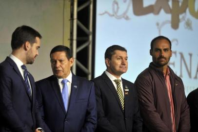  BENTO GONÇALVES, RS, BRASIL, 14/06/2019Abertura da FenaVinho com a participação do vice presidente José Mourão(Lucas Amorelli/Agência RBS)