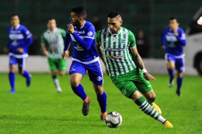 CAXIAS DO SUL, RS, BRASIL, 01/06/2019. Juventude x Atlético-AC, jogo válido pela 6ª rodada da série C do Campeonato Brasileiro e realizado no estádio Alfredo Jaconi. Na foto, atacante Braian Rodríguez. (Porthus Junior/Agência RBS)