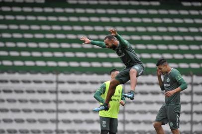 CAXIAS DO SUL, RS, BRASIL, 19/06/2019Treino do Juventude antes de enfrentar o Ypiranga de Erechim, pela 9º rodada do campeonato brasileiro série CDalberto (lateral)(Lucas Amorelli/Agência RBS)