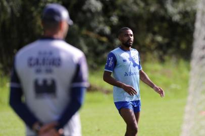 CAXIAS DO SUL, RS, BRASIL (23/04/2019)Treino do Ser Caxias no CT. Na foto, meia Wagner. (Antonio Valiente/Agência RBS)