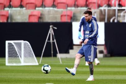  PORTO ALEGRE, RS, BRASIL, 21/06/2019- Treino da seleção argentina que ocorreu no estádio Beira-Rio. (FOTOGRAFO: JEFFERSON BOTEGA / AGENCIA RBS)