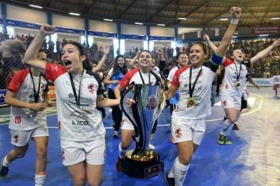  Leoas da Serra são campeãs mundiais de futsal femininoFotógrafo: Fom Conradi/Leoas da Serra