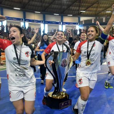  Leoas da Serra são campeãs mundiais de futsal femininoFotógrafo: Fom Conradi/Leoas da Serra