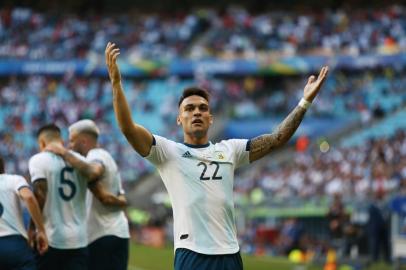  PORTO ALEGRE, RS, BRASIL, 23/06/2019- Catar x Argentina, jogo válido pela Copa América. (FOTOGRAFO: JEFFERSON BOTEGA / AGENCIA RBS)Indexador: Jefferson Botega