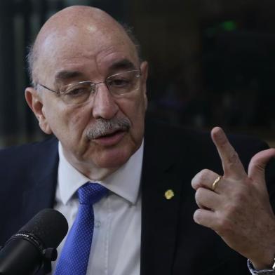  PORTO ALEGRE, RS, BRASIL, 24/06/2019- Ministro Osmar Terra em entrevista ao Time Line.(FOTOGRAFO: MATEUS BRUXEL / AGENCIA RBS)