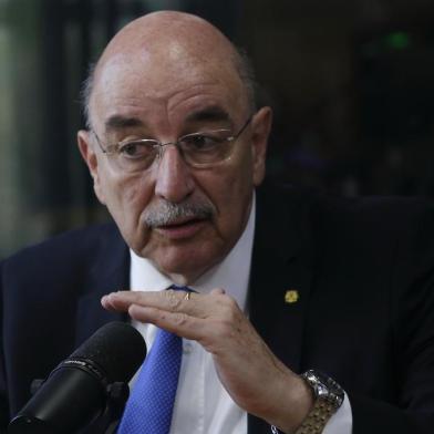  PORTO ALEGRE, RS, BRASIL, 24/06/2019- Ministro Osmar Terra em entrevista ao Time Line.(FOTOGRAFO: MATEUS BRUXEL / AGENCIA RBS)