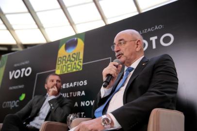 24.06.2019 ¿ Osmar Terra fala sobre a Lei Rouanet no evento Brasil de Ideias, no Hotel Sheraton, em Porto Alegre.