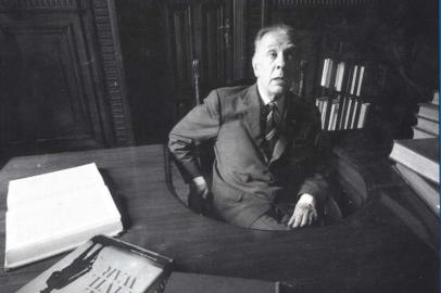 Escritor argentino Jorge Luis Borges. Fonte: Não Consta Fotógrafo: Não se Aplica