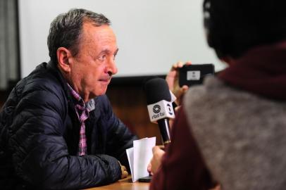 CAXIAS DO SUL, RS, BRASIL, 25/06/2019. Coletiva do prisidente da SER Caxias, após anúncio da demissão do técnico Pinga, na tarde desta terça-feira. Na foto, José Caetano Setti (vice de futebol). (Porthus Junior/Agência RBS)