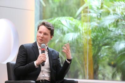  PORTO ALEGRE, RS, BRASIL,26/06/2019- Fórum Respostas Capitais. Palestrante Marcos Boschetti,  CEO , Nelogica Software Ltda. (FOTOGRAFO: FERNANDO GOMES / AGENCIA RBS)