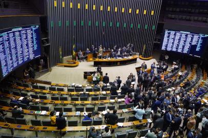 Ordem do dia para discussão e votação de diversos projetos. Foto: Pablo Valadares/Câmara dos Deputados