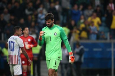  PORTO ALEGRE, RS, BRASIL, 27/06/2019- Brasil x Paraguai: Jogo válido pela Copa América, que ocorre na Arena.(FOTOGRAFO: JEFFERSON BOTEGA / AGENCIA RBS)