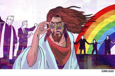 Jesus , Cristo , maneiro , movimento , causa , LGBT , LGBT+ , LGBTI , arco-íris , Deus