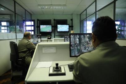  CAXIAS DO SUL, RS, BRASIL (17/06/2019)48 câmeras de monitoramento estão em funcionamento em Caxias do Sul. (Antonio Valiente/Agência RBS)