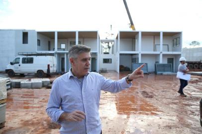  SAPUCAIA DO SUL- RS- BRASIL- 28/06/2019- Obras da Penitenciária Estadual de Sapucaia do Sul. Capacidade para 600 internos. Secretário César Faccioli, visita as obras da cadeia.FOTO FERNANDO GOMES/ ZERO HORA.