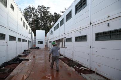  SAPUCAIA DO SUL- RS- BRASIL- 28/06/2019- Obras da Penitenciária Estadual de Sapucaia do Sul. Capacidade para 600 internos. FOTO FERNANDO GOMES/ ZERO HORA.