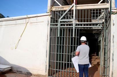  SAPUCAIA DO SUL- RS- BRASIL- 28/06/2019- Obras da Penitenciária Estadual de Sapucaia do Sul. Capacidade para 600 internos. FOTO FERNANDO GOMES/ ZERO HORA.Indexador: Fernando Gomes