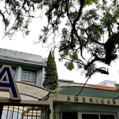  Porto Alegre , RS. Fachada do Colégio Americano , Foto Júlio Cordeiro. ag RBS