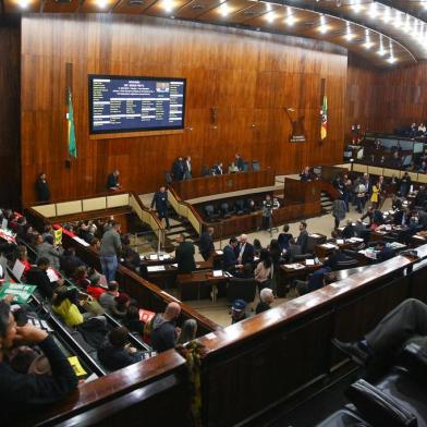  PORTO ALEGRE, RS, BRASIL - 02/07/2019 - Votação na Assembleia.