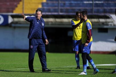  CAXIAS DO SUL, RS, BRASIL, 27/06/2019 - Primeiro treino do Caxias no Centenário com novo técnico. NA FOTO: Paulo Henrique Marques. (Marcelo Casagrande/Agência RBS)