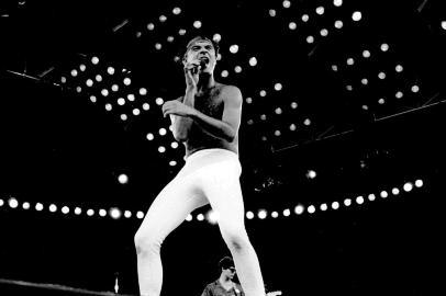 Treino do Palmeiras na Academia de Futebol em São Paulo (SP)RJ 20/01/1985 Música. Festival Rock in Rio. Apresentação do Barão Vermelho. Na foto, Cazuza. Foto: Ricardo Leoni / Agência O GloboEditoria: SPOLocal: SÃO PAULOIndexador: Ricardo Leoni / Agência O GloboSecao: LocalFonte: AGIFFotógrafo: Cultura