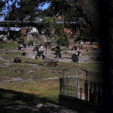  CAXIAS DO SUL, RS, BRASIL, 04/07/2019 - Comissão de Saúde fiscaliza canil de Caxias. a entrada da Imprensa não não foi permitida. (Marcelo Casagrande/Agência RBS)