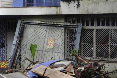  PORTO ALEGRE, RS, BRASIL - 12/06/2019 - Casa de Danúbio Gonçalves, no bairro Petrópolis, está sendo reformada.