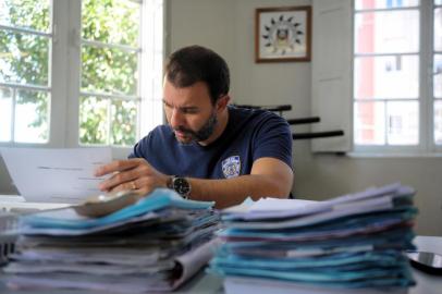  CAXIAS DO SUL, RS, BRASIL 06/02/2019delegado Caio Márcio Fernandes, titular da Delegacia de Proteção a Criança e ao Adolescente [DPCA] (Felipe Nyland/Agência RBS)