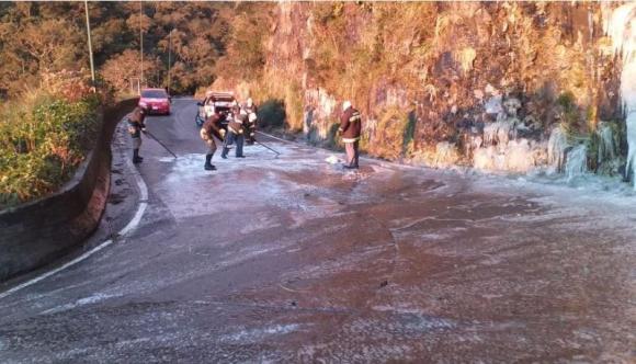 Camera Ao Vivo Na Serra Do Rio Do Rastro Sc Video Coberta De Gelo Estrada Da Serra Do Rio Do Rastro Em Sc E Interditada Gzh