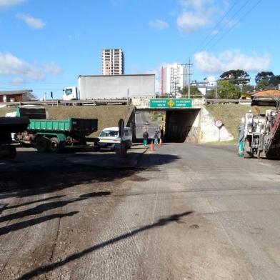 Rua Ludovico Cavinato ficará em meia pista 