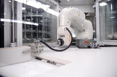 CAXIAS DO SUL, RS, BRASIL (03/07/2019)Primeira máquina de fast-food robotizado do Brasil foi idealizada e produzida em Caxias do Sul. (Antonio Valiente/Agência RBS)