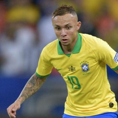  Brazil's Everton during their Copa America football tournament final match at Maracana Stadium in Rio de Janeiro, Brazil, on July 7, 2019. (Photo by Raul ARBOLEDA / AFP)Editoria: SPOLocal: Rio de JaneiroIndexador: RAUL ARBOLEDASecao: soccerFonte: AFPFotógrafo: STF