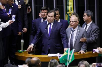 Rodrigo Maia na tribuna